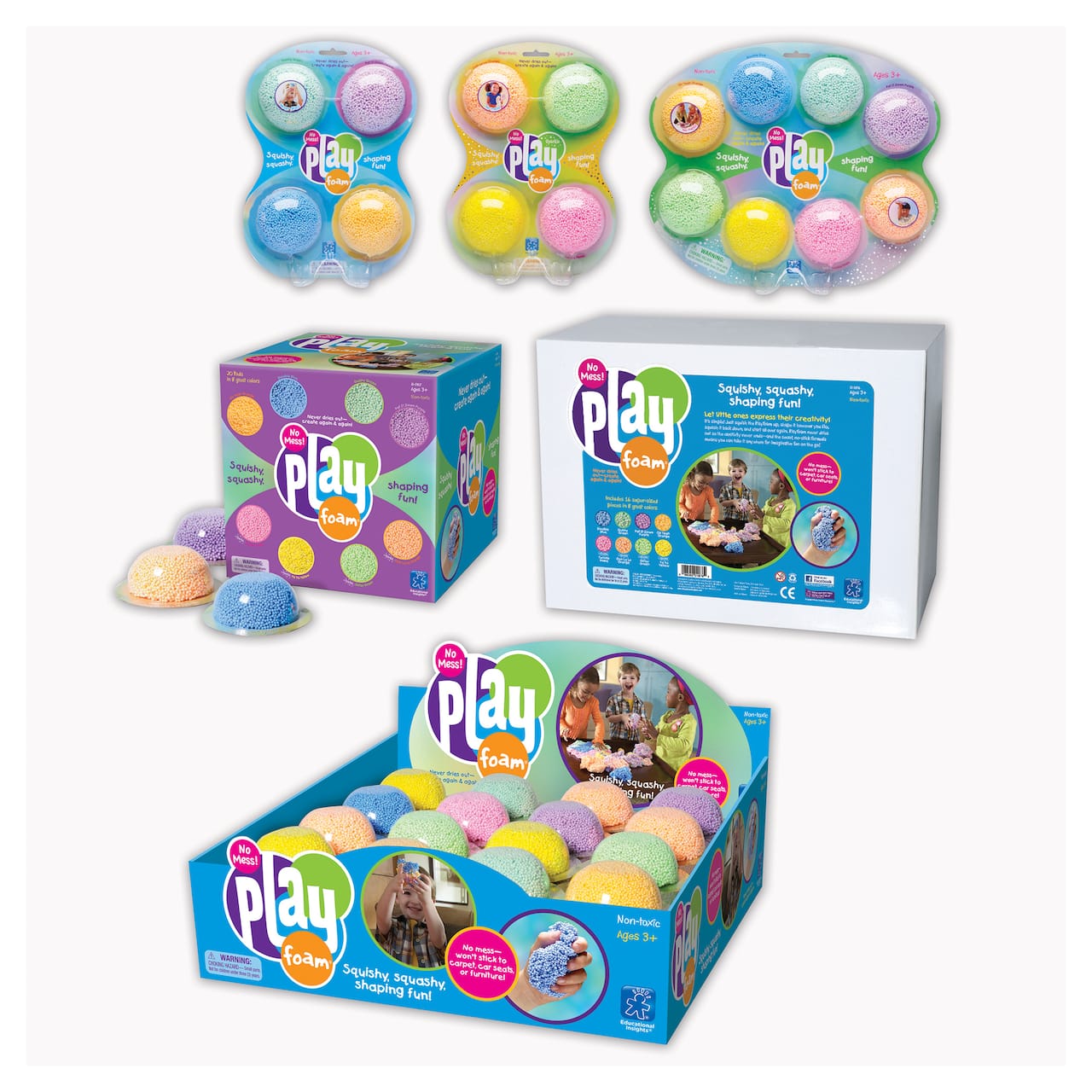 4 Packs: 16 ct. (64 total) Playfoam® Class Pack